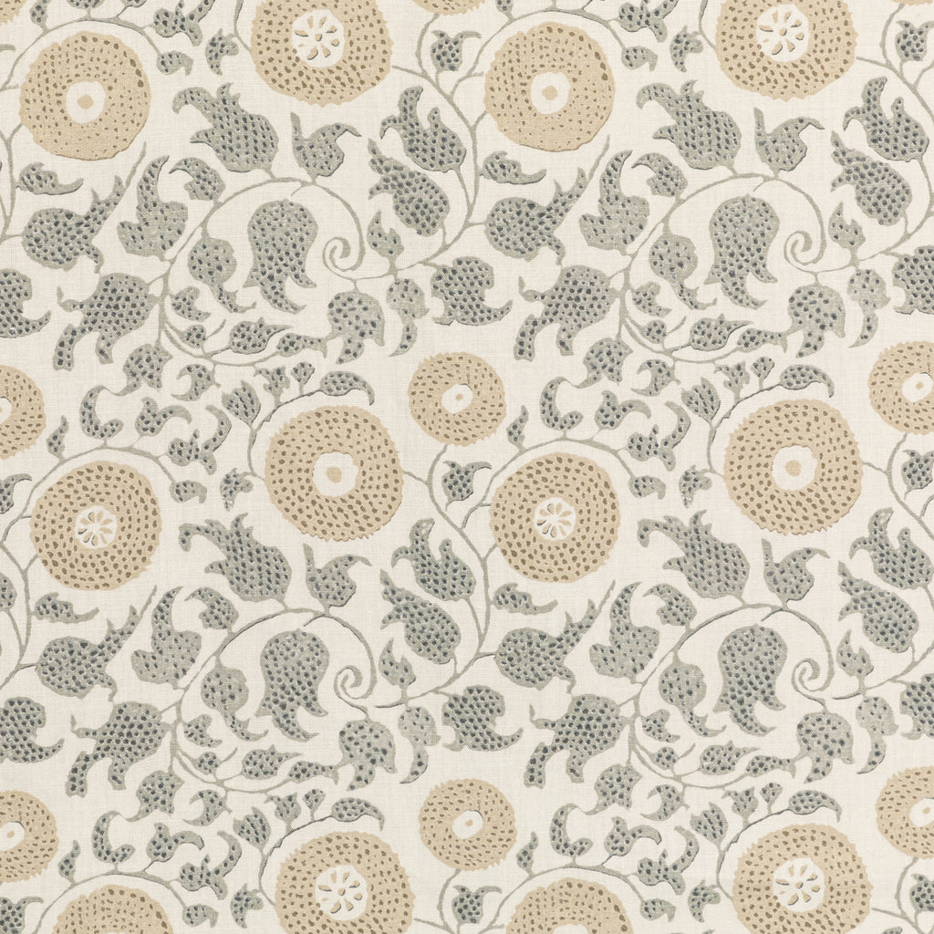 Les Rizieres Emb - Black/Gold Gold By Brunschwig & Fils | Les Ensembliers |Chinoiserie Modern Multipurpose Embroidery
