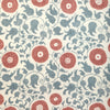 Eldora Print - Sky/Brick Blue By Lee Jofa | Clare Prints |Botanical & Floral Global Multipurpose Print
