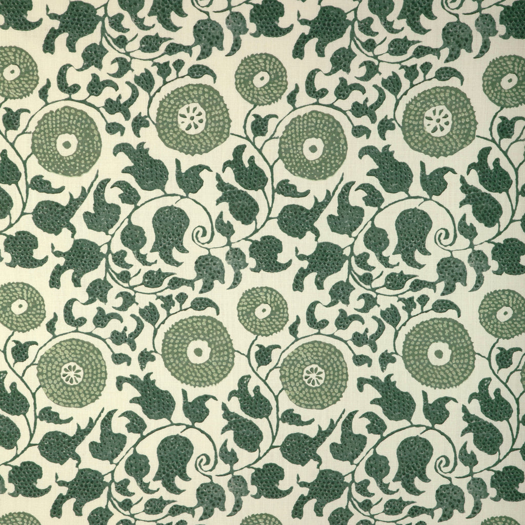 Eldora Print - Juniper/Leaf Green By Lee Jofa | Clare Prints |Botanical & Floral Global Multipurpose Print