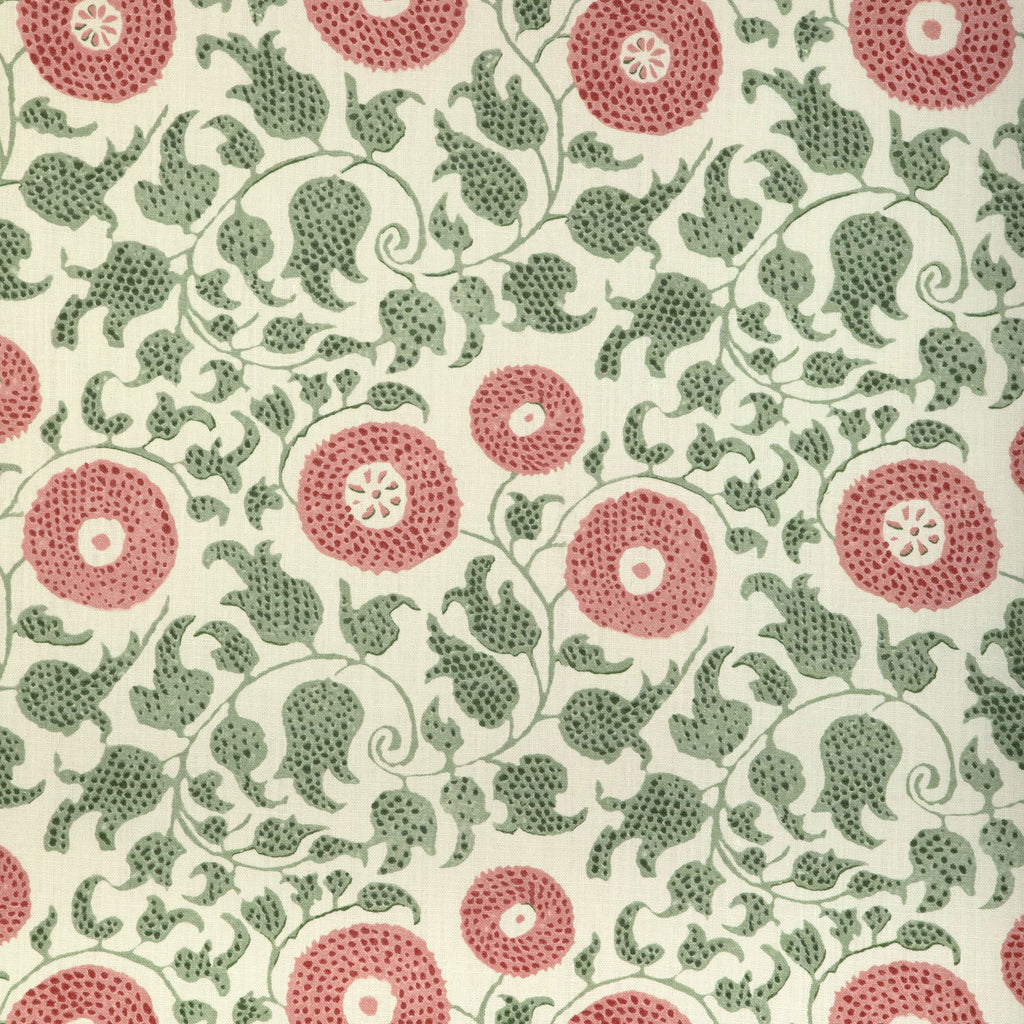 Eldora Print - Leaf/Rose Green By Lee Jofa | Clare Prints |Botanical & Floral Global Multipurpose Print