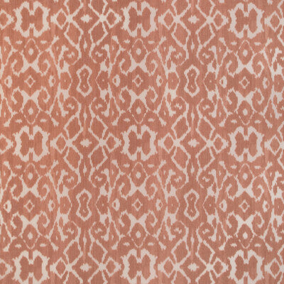 Samples and Purchasing available for Toponas Print - Spice Orange By Lee Jofa | Clare Prints | Ikat/Southwest/Kilims Multipurpose Print at Designer Wallcoverings and Fabrics