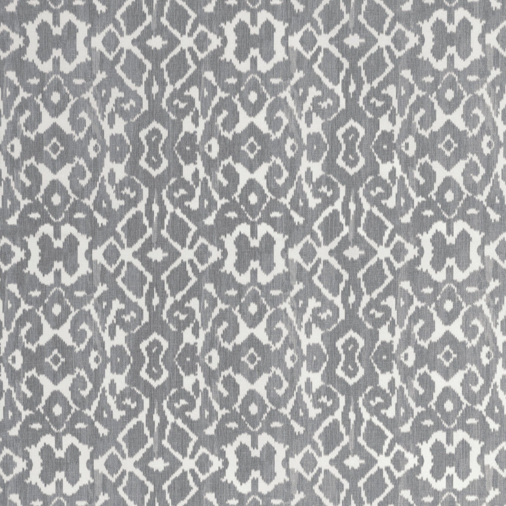 Samples and Purchasing available for Toponas Print - Smoke Grey By Lee Jofa | Breckenridge | Ikat/Southwest/Kilims Multipurpose Print at Designer Wallcoverings and Fabrics