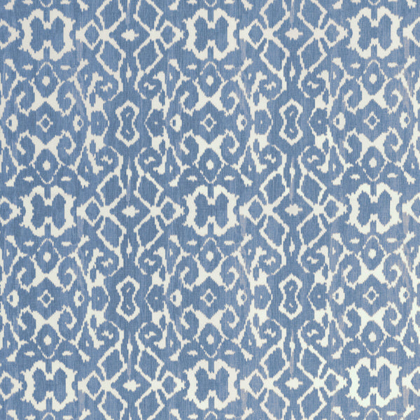 Toponas Print - Denim Blue By Lee Jofa | Breckenridge | Ikat/Southwest/Kilims Multipurpose Print