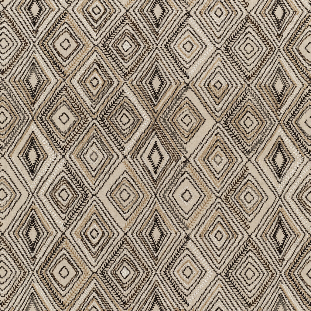 Samples and Purchasing available for Bowen Embroidery - Tobacco Brown By Lee Jofa | Breckenridge | Global Multipurpose Embroidery at Designer Wallcoverings and Fabrics