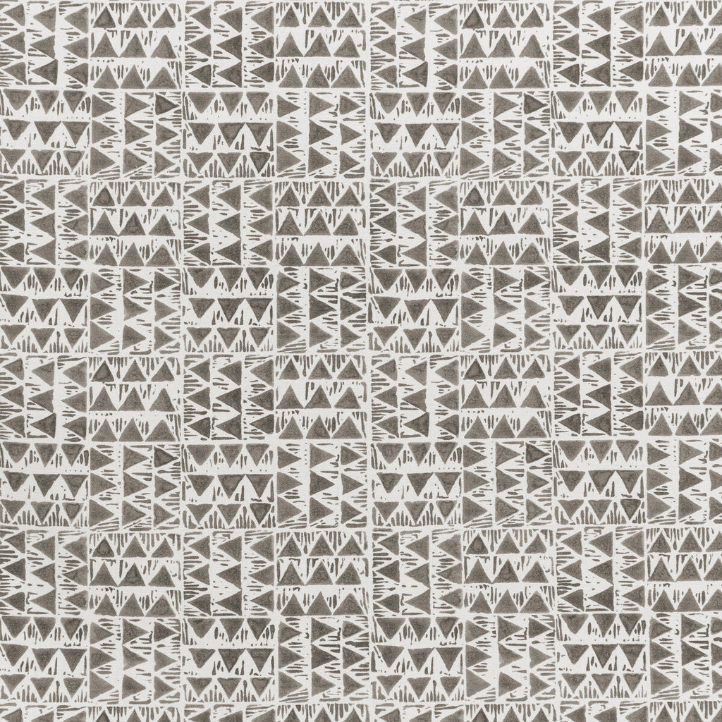 Samples and Purchasing available for Yampa Print - Grey Grey By Lee Jofa | Breckenridge |Global Geometric Multipurpose Print at Designer Wallcoverings and Fabrics