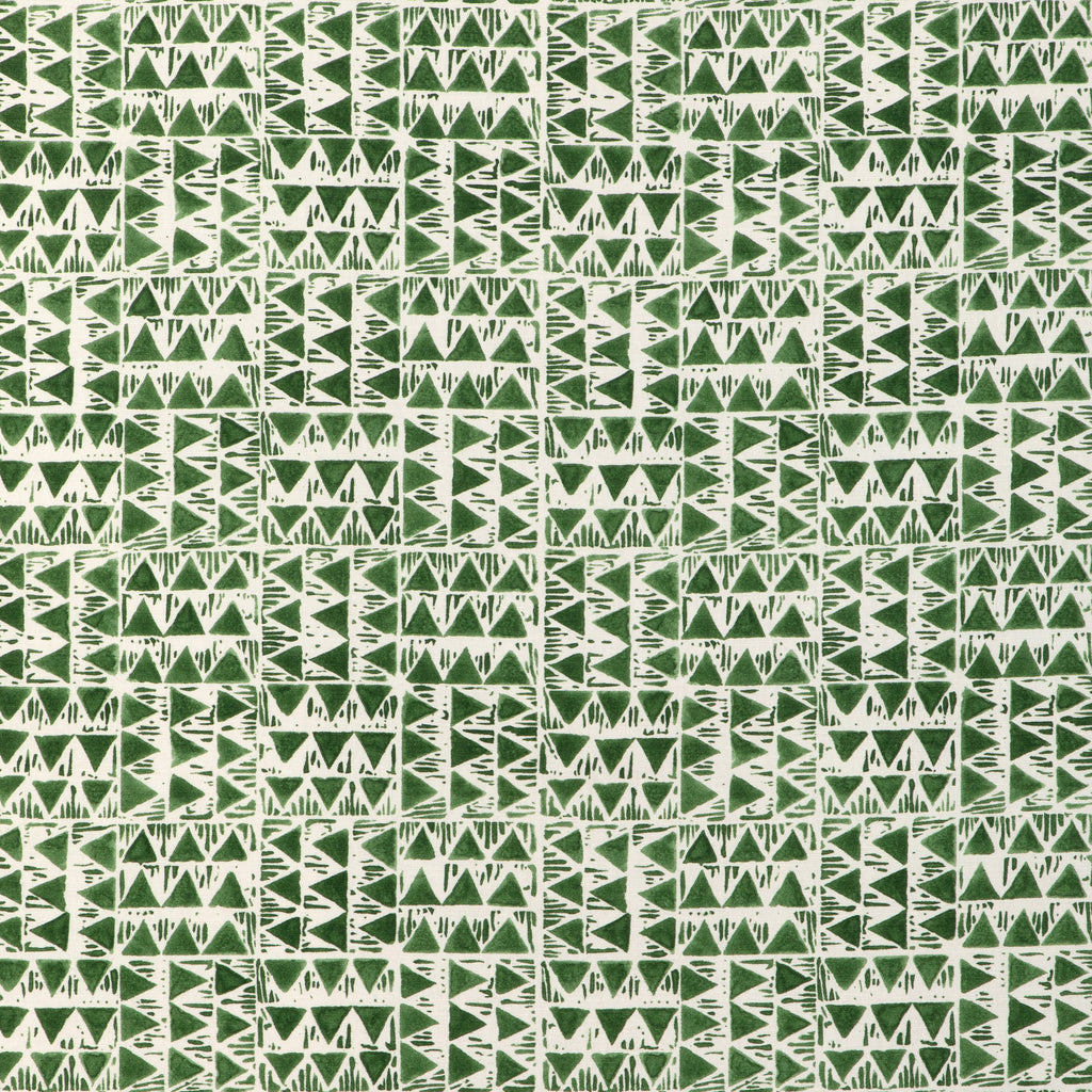Yampa Print - Fern Green By Lee Jofa | Clare Prints |Global Geometric Multipurpose Print