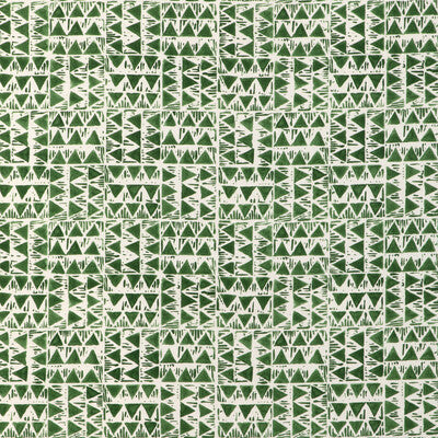 Samples and Purchasing available for Yampa Print - Fern Green By Lee Jofa | Clare Prints |Global Geometric Multipurpose Print at Designer Wallcoverings and Fabrics