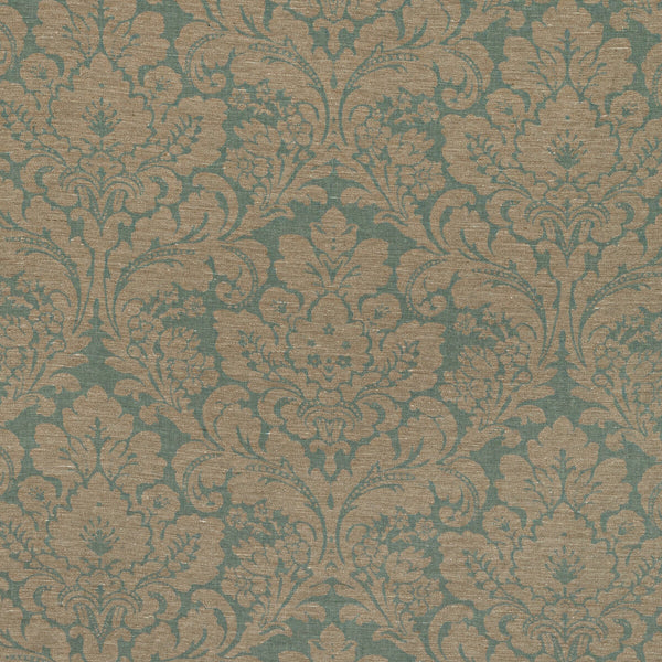 Acanthus Damask - Blue Blue By Lee Jofa | Oscar De La Renta Iv | Damask Multipurpose