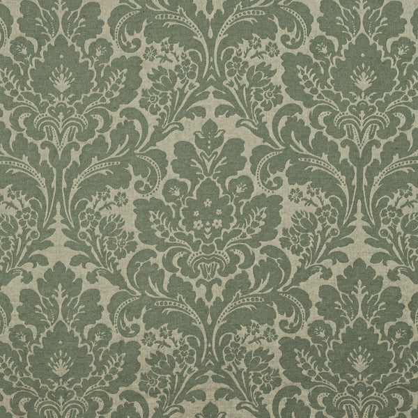 Acanthus Damask - Loden Green By Lee Jofa | Oscar De La Renta Iv | Damask Multipurpose
