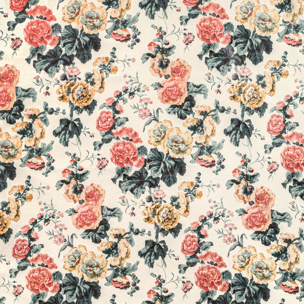 Upton Cotton - Tea/Rose Multi By Lee Jofa | Oscar De La Renta Iv |Botanical & Floral  Multipurpose Print