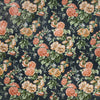 Samples and Purchasing available for Upton Cotton - Navy/Coral Multi By Lee Jofa | Oscar De La Renta Iv |Botanical & Floral  Multipurpose Print at Designer Wallcoverings and Fabrics