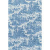 Samples and Purchasing available for Pagoda Toile - Blue Blue By Lee Jofa | Oscar De La Renta Iv | Toile Multipurpose Print at Designer Wallcoverings and Fabrics