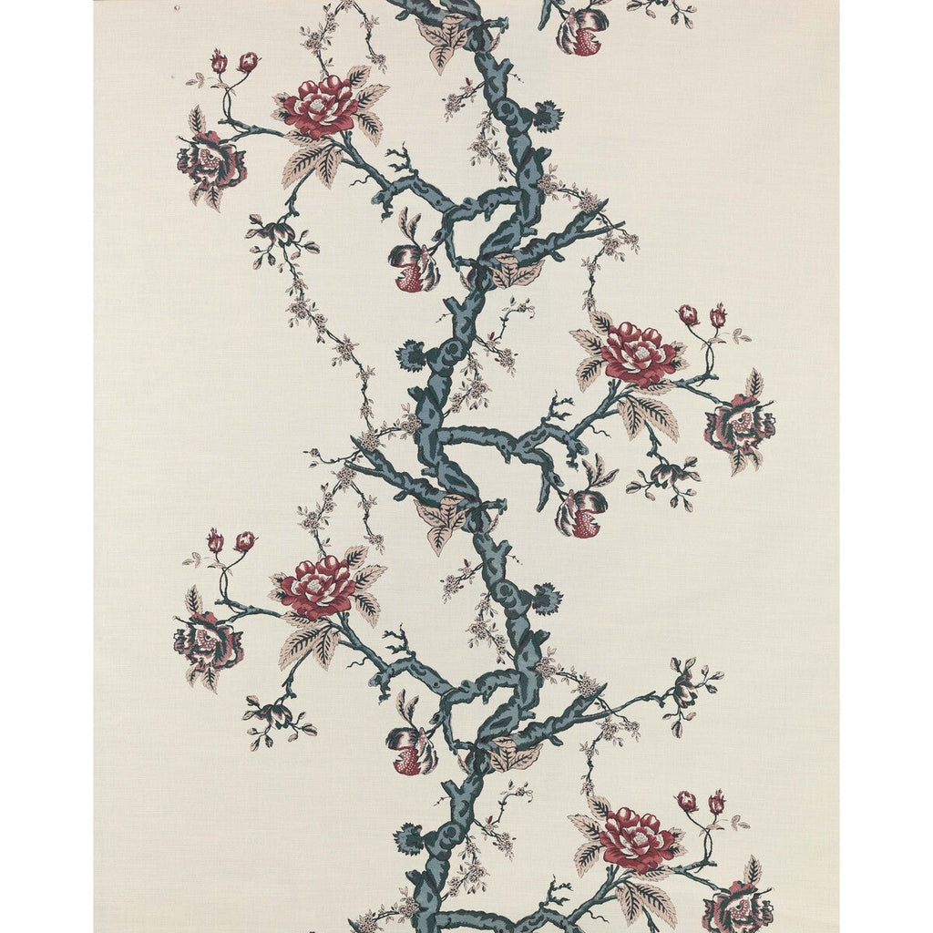 Samples and Purchasing available for Marly I - Blue Blue By Lee Jofa | Paolo Moschino Fabrics |Botanical & Floral Jacobeans Multipurpose Print at Designer Wallcoverings and Fabrics