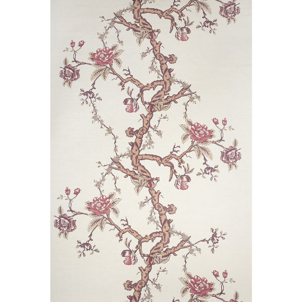 Marly I - Pomegranate Burgundy By Lee Jofa | Paolo Moschino Fabrics |Botanical & Floral Jacobeans Multipurpose Print