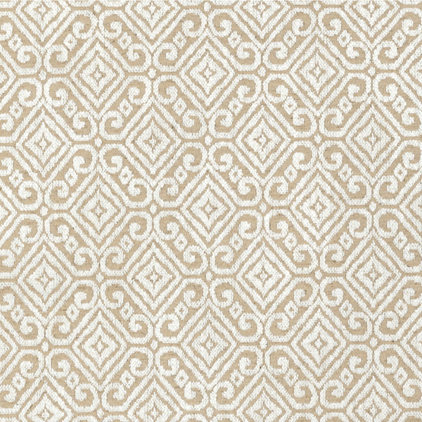 Prado Weave - Dune Beige By Lee Jofa | Triana Weaves |Geometric Lattice/Scrollwork Upholstery