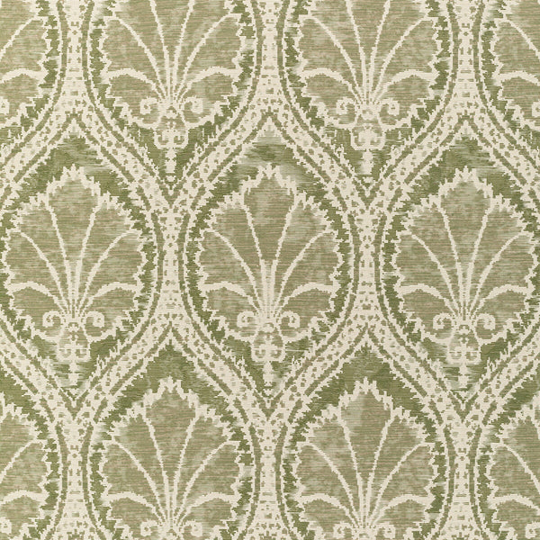 Seville Weave - Celadon/Moss Green By Lee Jofa | Triana Weaves |Damask Texture Upholstery