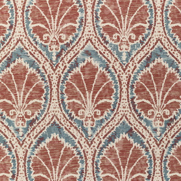 Seville Weave - Denim/Brick Blue By Lee Jofa | Triana Weaves |Damask Texture Upholstery