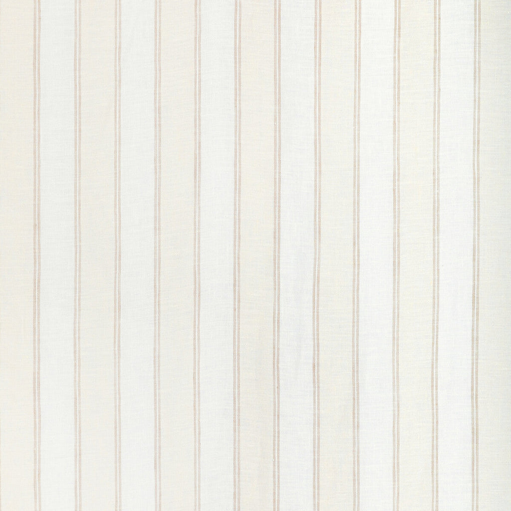 Samples and Purchasing available for Humphrey Sheer - Buff Beige By Lee Jofa | Summerland |Stripes  Drapery Sheer at Designer Wallcoverings and Fabrics