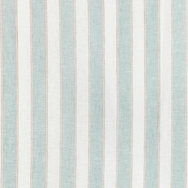 Humphrey Sheer - Lagoon Teal By Lee Jofa | Summerland |Stripes  Drapery Sheer