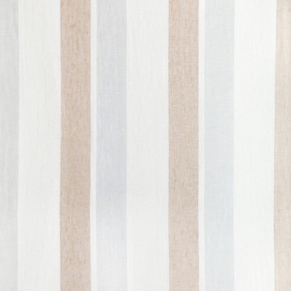 Del Mar Sheer - Buff/Stone Beige By Lee Jofa | Summerland |Stripes  Drapery Sheer