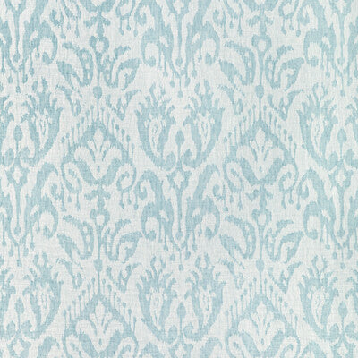 Leandro Sheer - Lagoon Teal By Lee Jofa | Summerland |Damask  Drapery Sheer