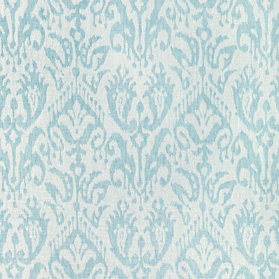 Leandro Sheer - Capri Blue By Lee Jofa | Summerland |Damask  Drapery Sheer