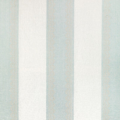 Banner Sheer - Aqua Teal By Lee Jofa | Summerland |Geometric Stripes Drapery Embroidery
