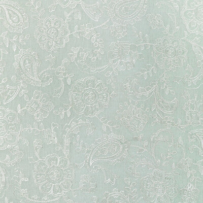 Samples and Purchasing available for Varley Sheer - Seaglass Green By Lee Jofa | Summerland | Botanical & Floral Drapery Embroidery at Designer Wallcoverings and Fabrics