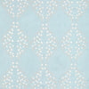 Samples and Purchasing available for Lillie Embroidery - Sky Blue By Lee Jofa | Summerland |Botanical & Floral Lattice/Scrollwork Drapery Embroidery at Designer Wallcoverings and Fabrics