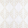 Lillie Sheer - Ivory/Pearl White By Lee Jofa | Summerland |Botanical & Floral Lattice/Scrollwork Drapery Embroidery