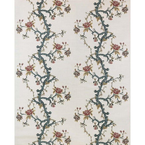 Marly Ii - Blue Blue By Lee Jofa | Paolo Moschino Fabrics |Botanical & Floral Jacobeans Multipurpose Print