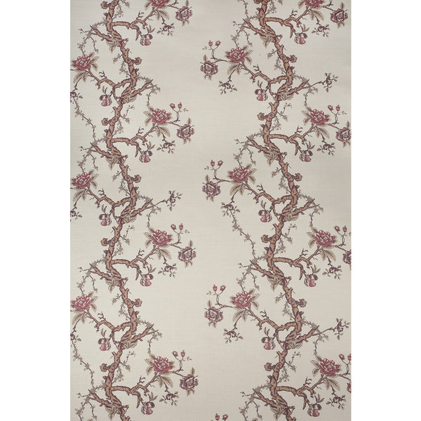 Marly Ii - Pomegranate Burgundy/Red By Lee Jofa | Paolo Moschino Fabrics |Botanical & Floral Jacobeans Multipurpose Print