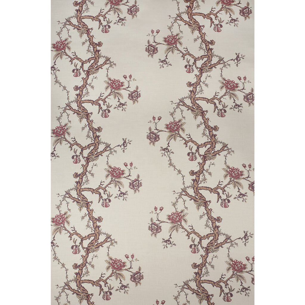 Samples and Purchasing available for Marly Ii - Pomegranate Burgundy/Red By Lee Jofa | Paolo Moschino Fabrics |Botanical & Floral Jacobeans Multipurpose Print at Designer Wallcoverings and Fabrics