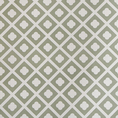 Samples and Purchasing available for Jardin - Sage On Ecru Green By Lee Jofa | Paolo Moschino Fabrics | Geometric Multipurpose Print at Designer Wallcoverings and Fabrics