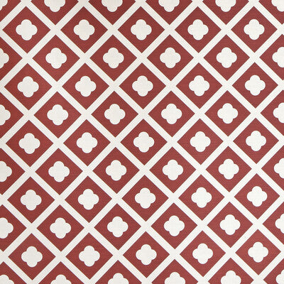 Samples and Purchasing available for Jardin - Dark Rust On Ecru Rust By Lee Jofa | Paolo Moschino Fabrics | Geometric Multipurpose Print at Designer Wallcoverings and Fabrics