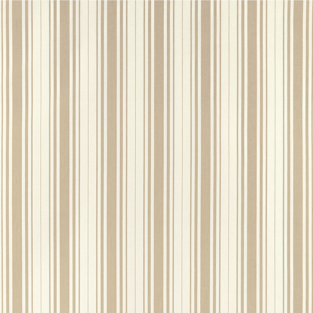 Samples and Purchasing available for Baldwin Stripe - Stone Taupe By Lee Jofa | Sarah Bartholomew |Stripes  Multipurpose  at Designer Wallcoverings and Fabrics