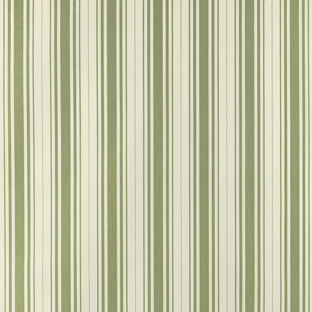 Samples and Purchasing available for Baldwin Stripe - Fern Green By Lee Jofa | Sarah Bartholomew |Stripes  Multipurpose  at Designer Wallcoverings and Fabrics