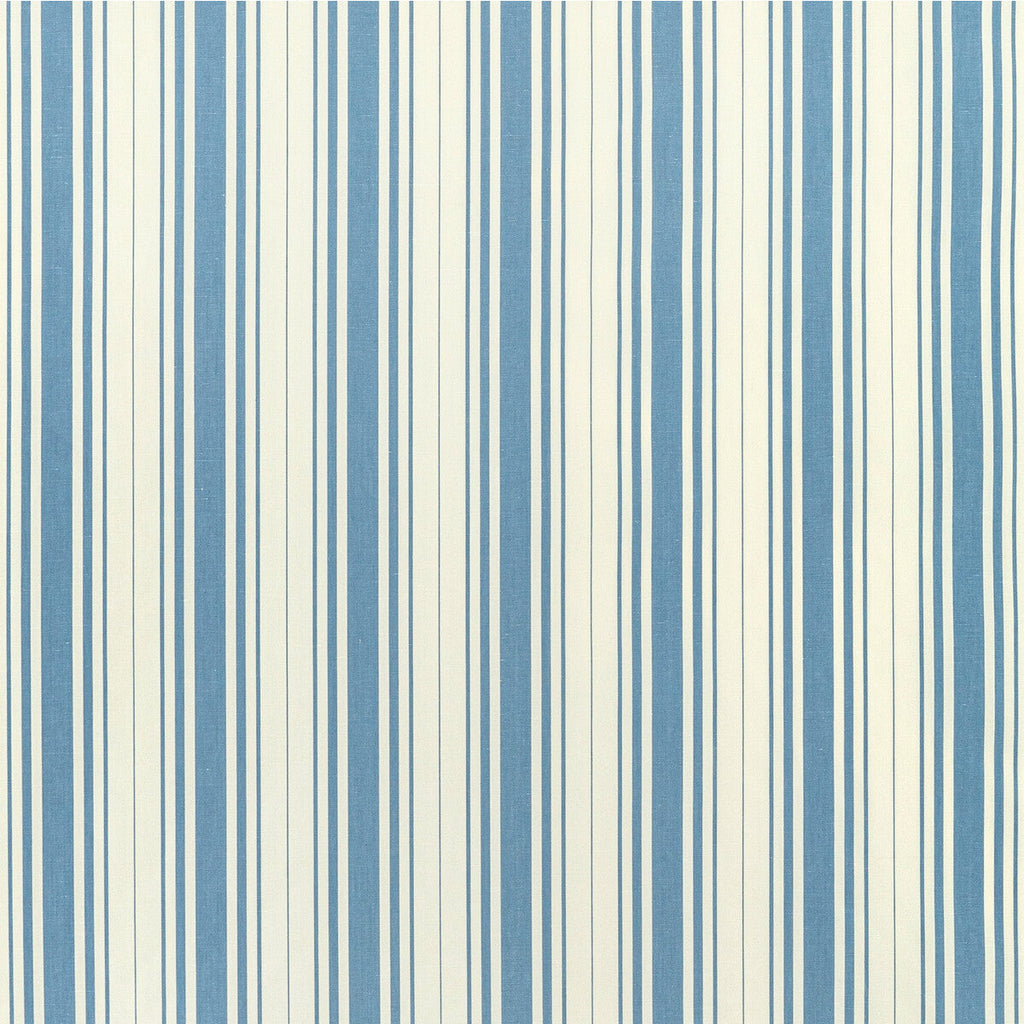 Samples and Purchasing available for Baldwin Stripe - Blue Blue By Lee Jofa | Sarah Bartholomew |Stripes  Multipurpose  at Designer Wallcoverings and Fabrics