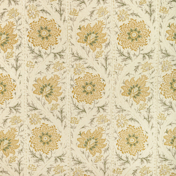 Calico Vine - Marigold Ivory By Lee Jofa | Sarah Bartholomew | Botanical & Floral Multipurpose Linen