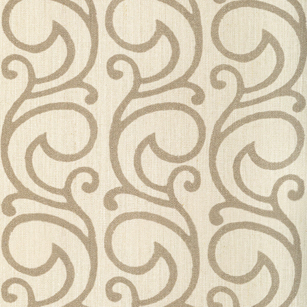 Serendipity Scroll - Oak Ivory By Lee Jofa | Sarah Bartholomew | Lattice/Scrollwork Multipurpose Linen