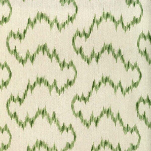 Mallorcan Ikat - Leaf Ivory By Lee Jofa | Sarah Bartholomew | Ikat/Southwest/Kilims Multipurpose Linen