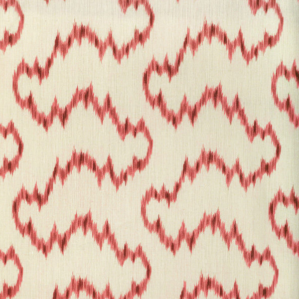 Mallorcan Ikat - Berry Ivory By Lee Jofa | Sarah Bartholomew | Ikat/Southwest/Kilims Multipurpose Linen
