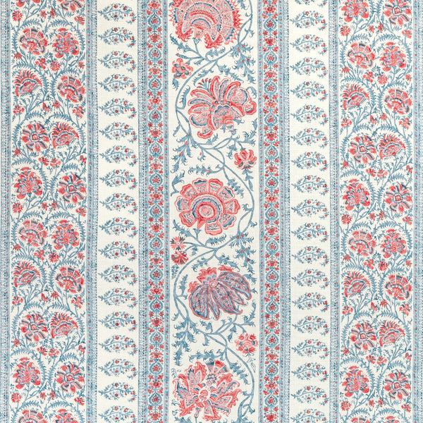 Indiennes Stripe - Berry Ivory By Lee Jofa | Sarah Bartholomew |Paisley Stripes Multipurpose Linen