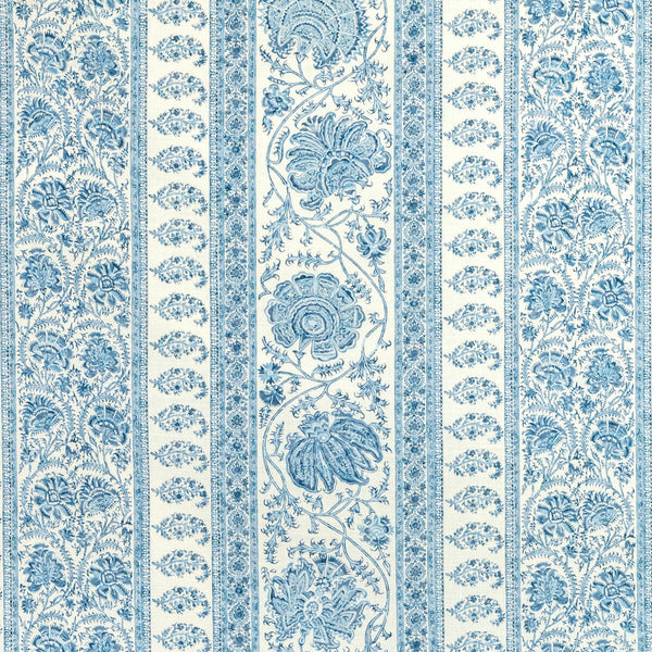Indiennes Stripe - Delft Ivory By Lee Jofa | Sarah Bartholomew |Paisley Stripes Multipurpose Linen