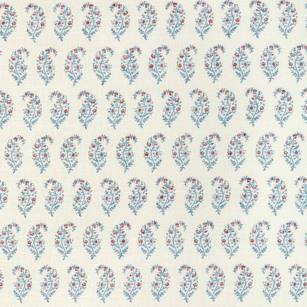 Indiennes Paisley - Berry Ivory By Lee Jofa | Sarah Bartholomew | Paisley Multipurpose Linen