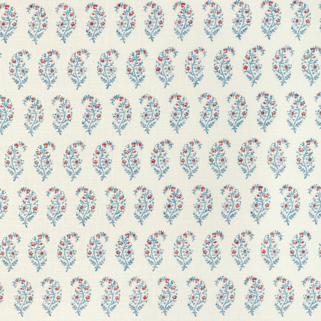 Samples and Purchasing available for Indiennes Paisley - Berry Ivory By Lee Jofa | Sarah Bartholomew | Paisley Multipurpose Linen at Designer Wallcoverings and Fabrics