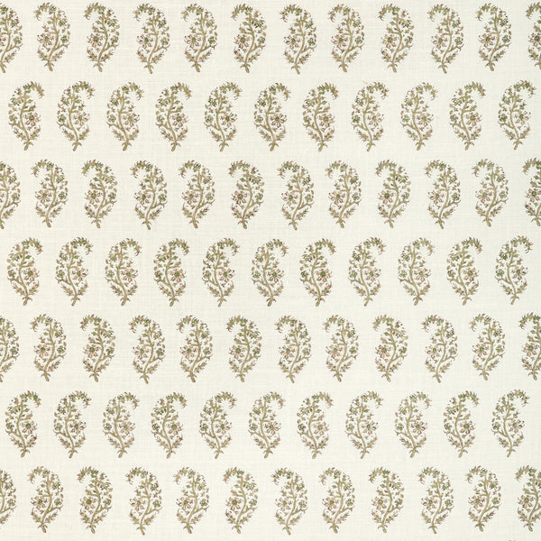 Indiennes Paisley - Ivy Ivory By Lee Jofa | Sarah Bartholomew | Paisley Multipurpose Linen