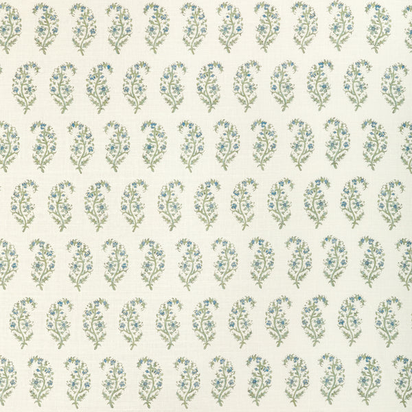 Daffodil And Vine - Blue Multi By Brunschwig & Fils | Cevennes | Botanical & Floral Multipurpose Print