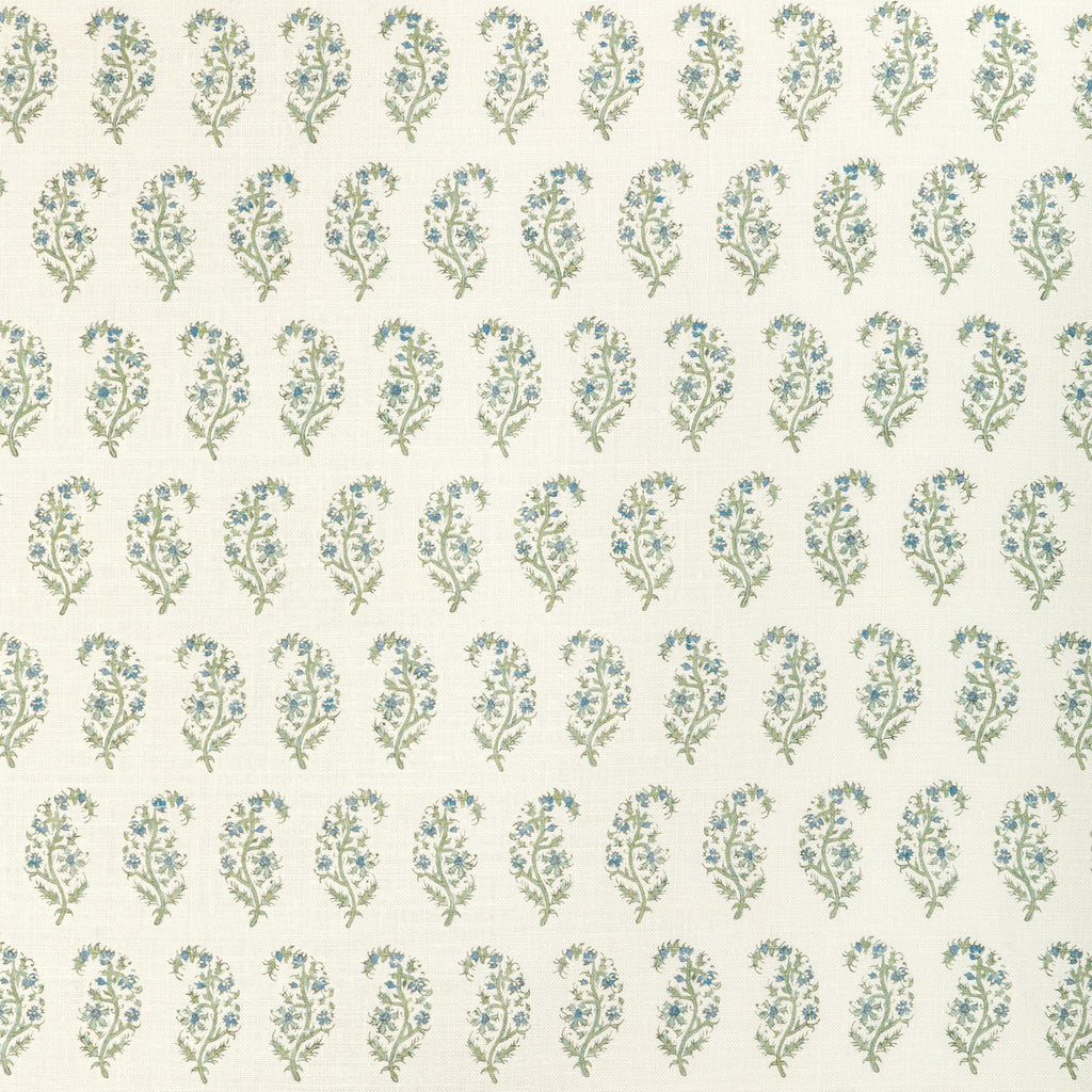 Daffodil And Vine - Blue Multi By Brunschwig & Fils | Cevennes | Botanical & Floral Multipurpose Print