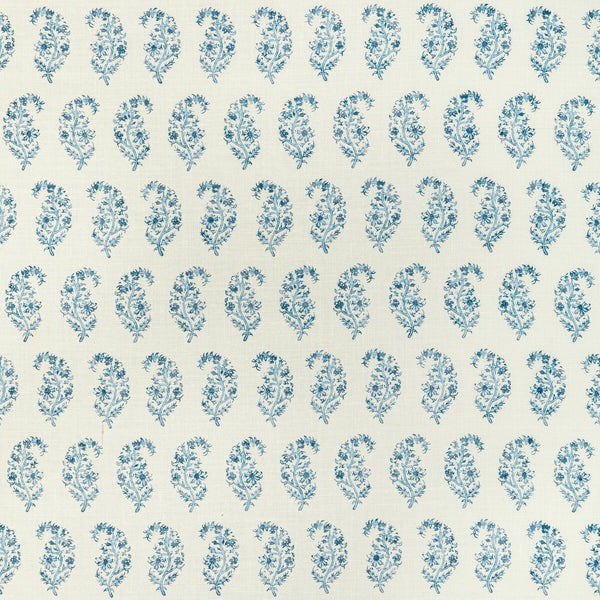 Indiennes Paisley - Delft Ivory By Lee Jofa | Sarah Bartholomew | Paisley Multipurpose Linen